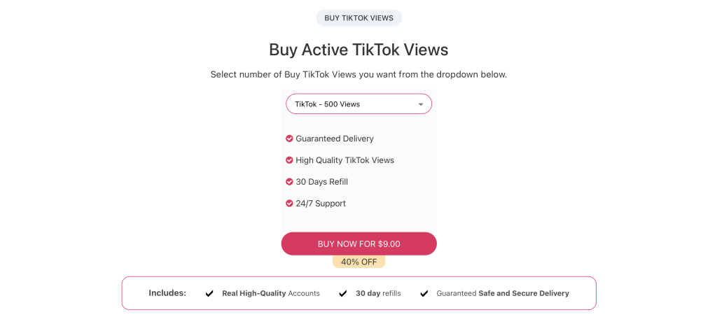 Buy active TikTok views from Tokupgrade