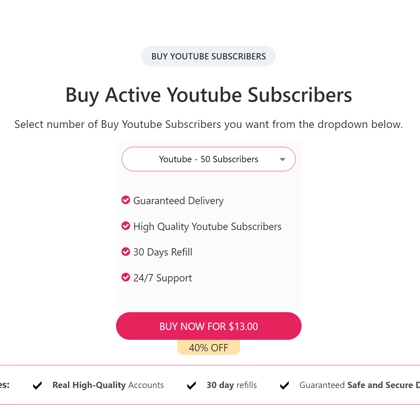 Buy Cheap YouTube Subscribers