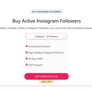 Buy Instagram Followers Packages