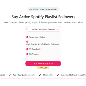 buy real spotify playlist followers