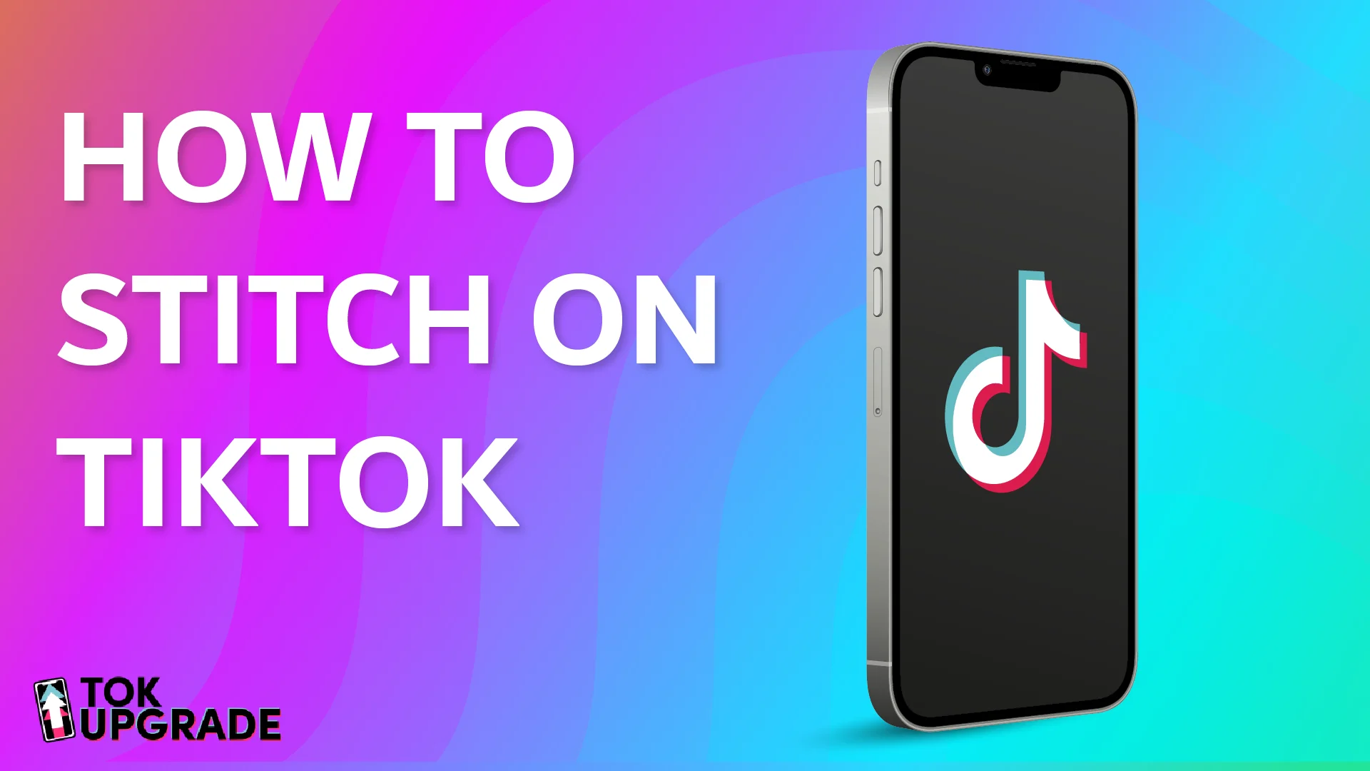 how to stitch on tiktok