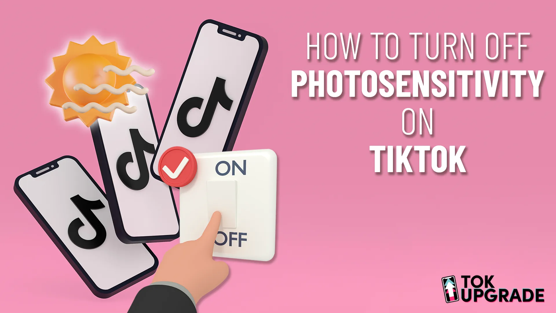 how to turn off photosensitivity on TikTok