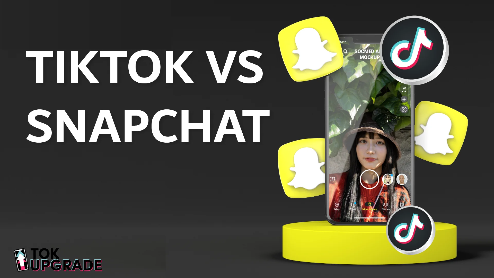 tiktok vs snapchat