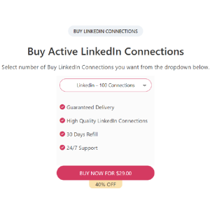 buy active linkedin connections