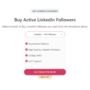 buy active linkedin followers