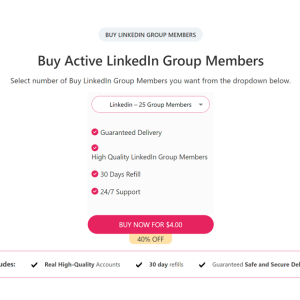 buy active linkedin group members