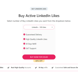 buy active linkedin likes