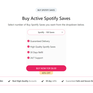 buy active spotify saves