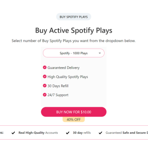 buy real spotify plays