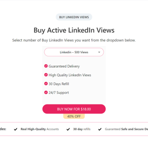 Buy active LinkedIn Views