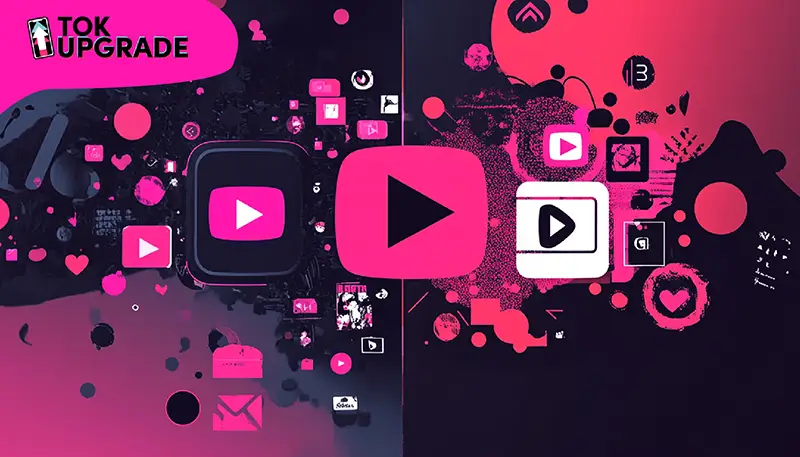 TikTok vs. YouTube app