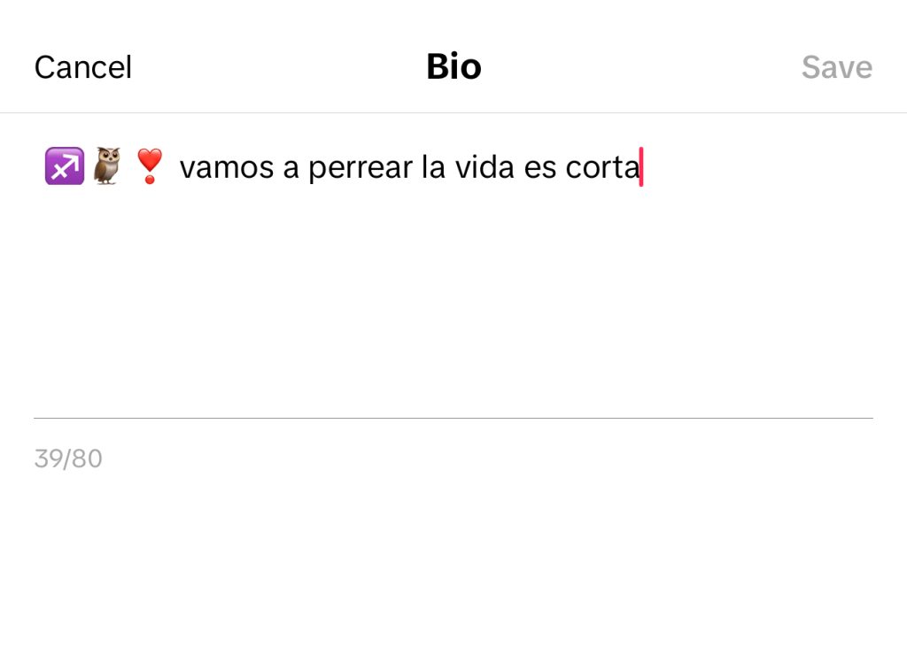 edit tiktok bio