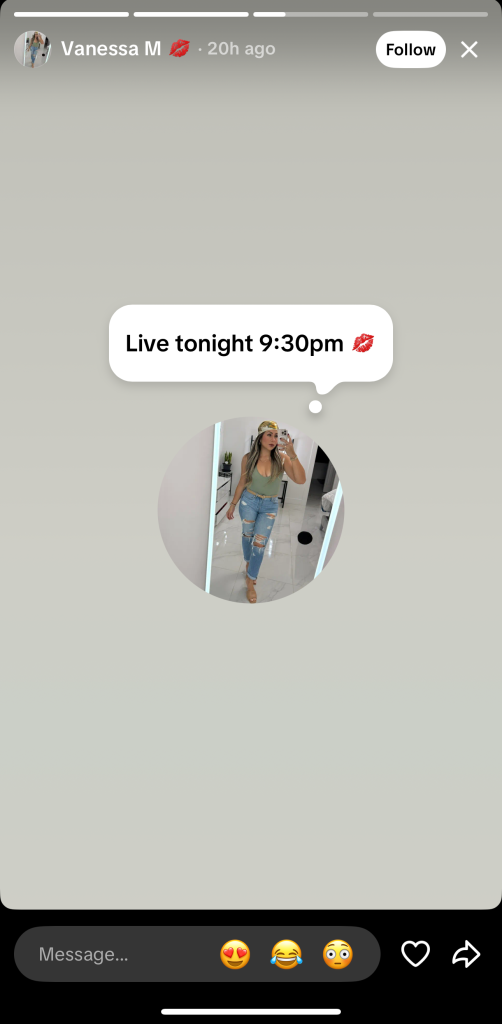 how to use tiktok live