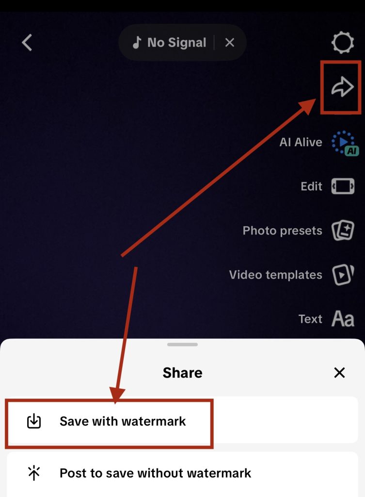 how to save save tiktok draft to your phone