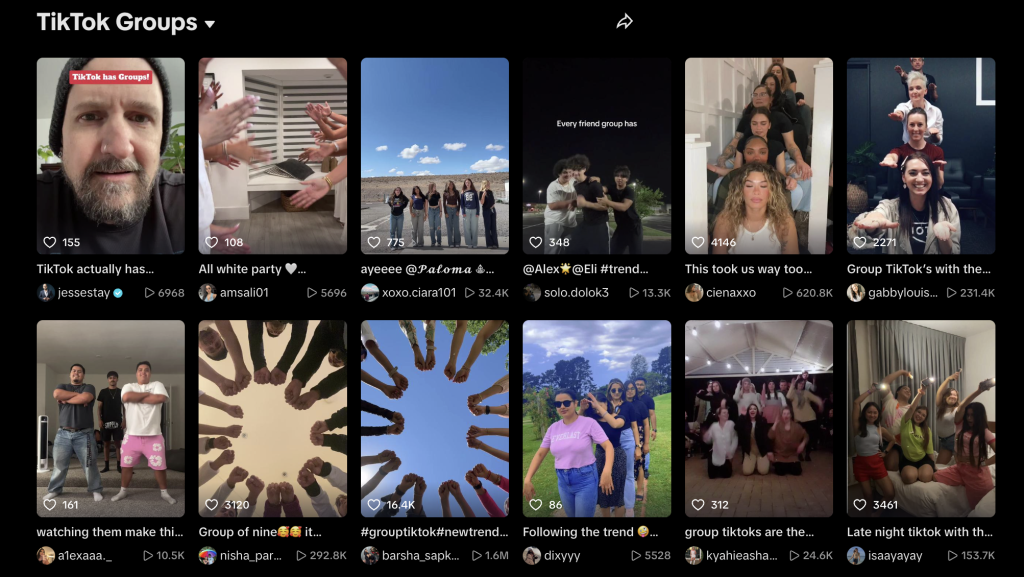 how to use tiktok groups 