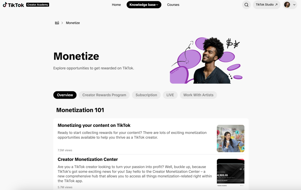 monetize tiktok